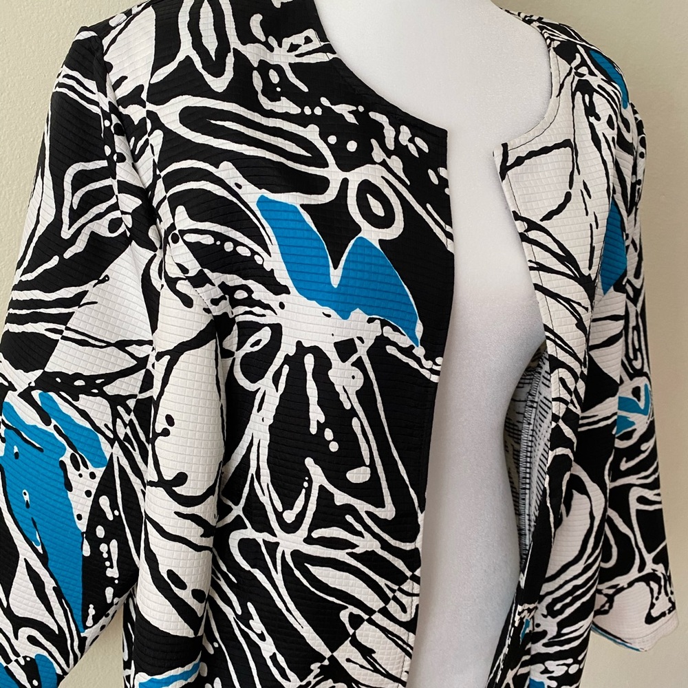 Maggie Barnes multicolored, textured blazer